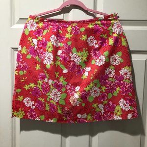 Kim Rogers Skort with shorts  size 14 multicolored